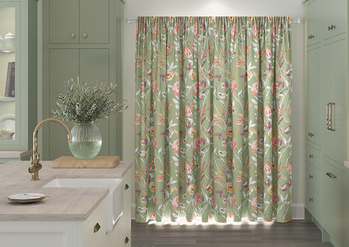 Abigail, Sage - Made to Measure Curtains - Image 7